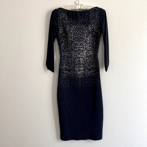Sz38 La Petite Robe di Chiara Boni Bateau Neckline Knee-Length Dress Sz 2- XS - Picture 10 of 14